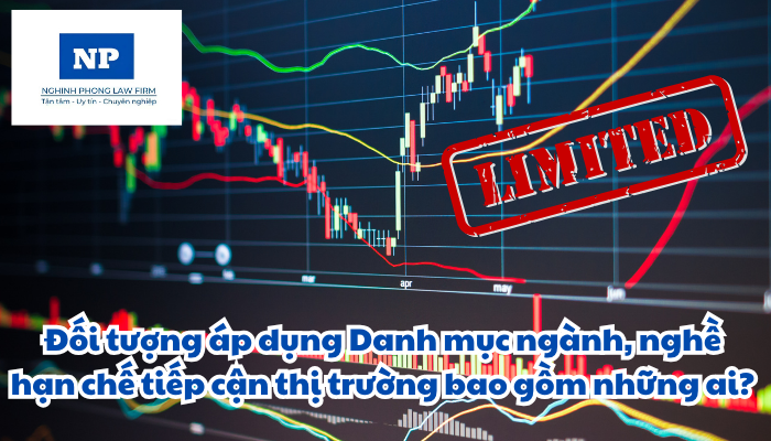 Đối tượng áp dụng Danh mục ngành, nghề hạn chế tiếp cận thị trường bao gồm những ai?